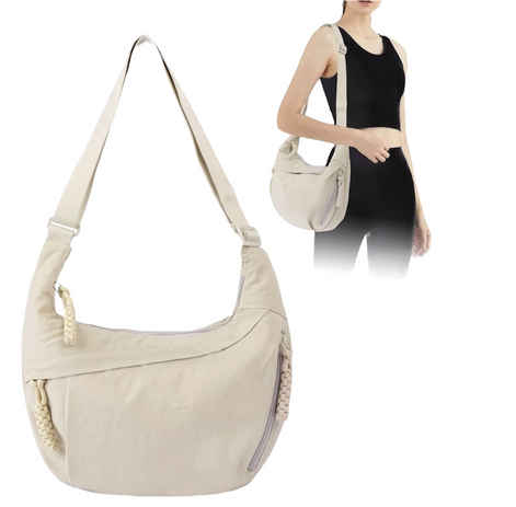 Multi-Pocket Sling Purse Bag