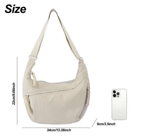 Multi-Pocket Sling Purse Bag