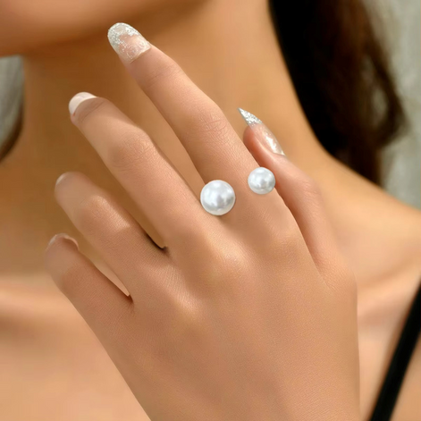 Korean Style Pearl Ring