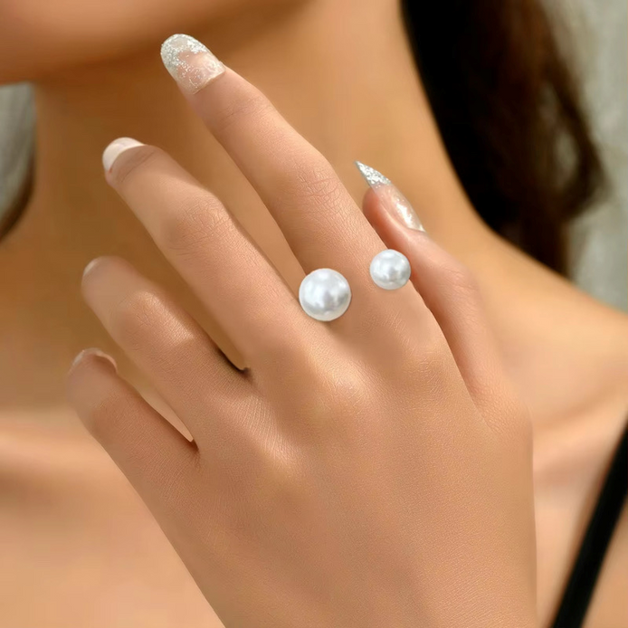 Korean Style Pearl Ring