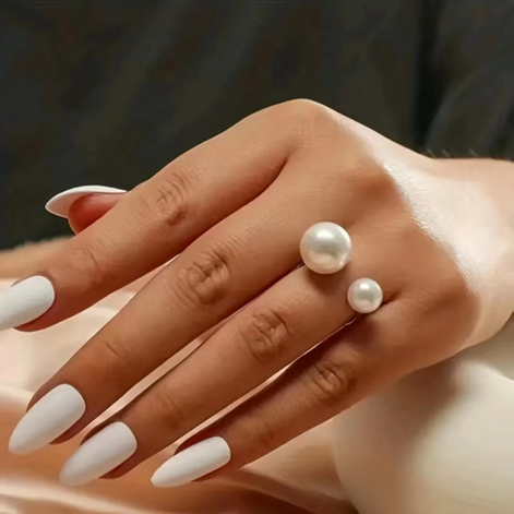 Korean Style Pearl Ring
