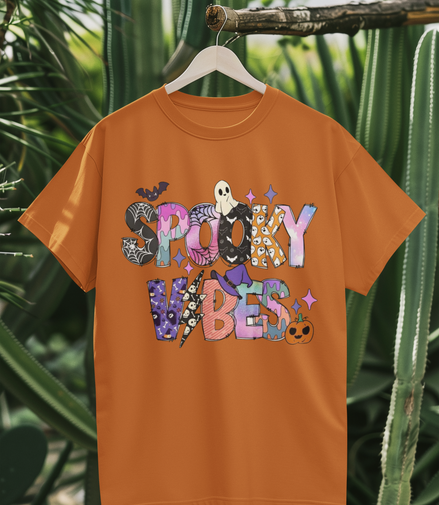 Spooky Vibes Hallowen T-Shirt