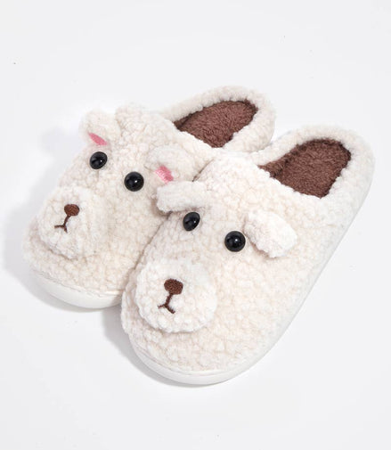 Fluffy Cute Animal Slippers