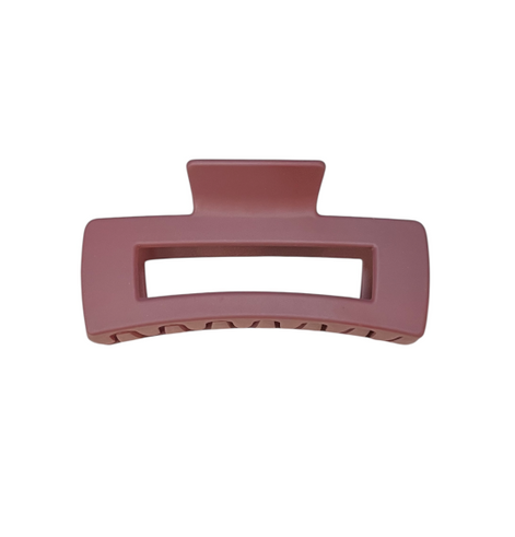 Matte Finish Hair Claw Clips Solid Color