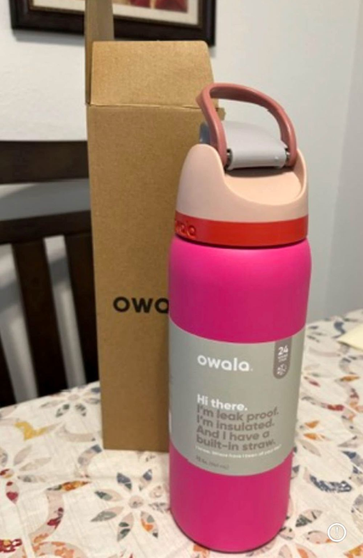 Owala 32 oz FreeSip Water Bottle - PINK